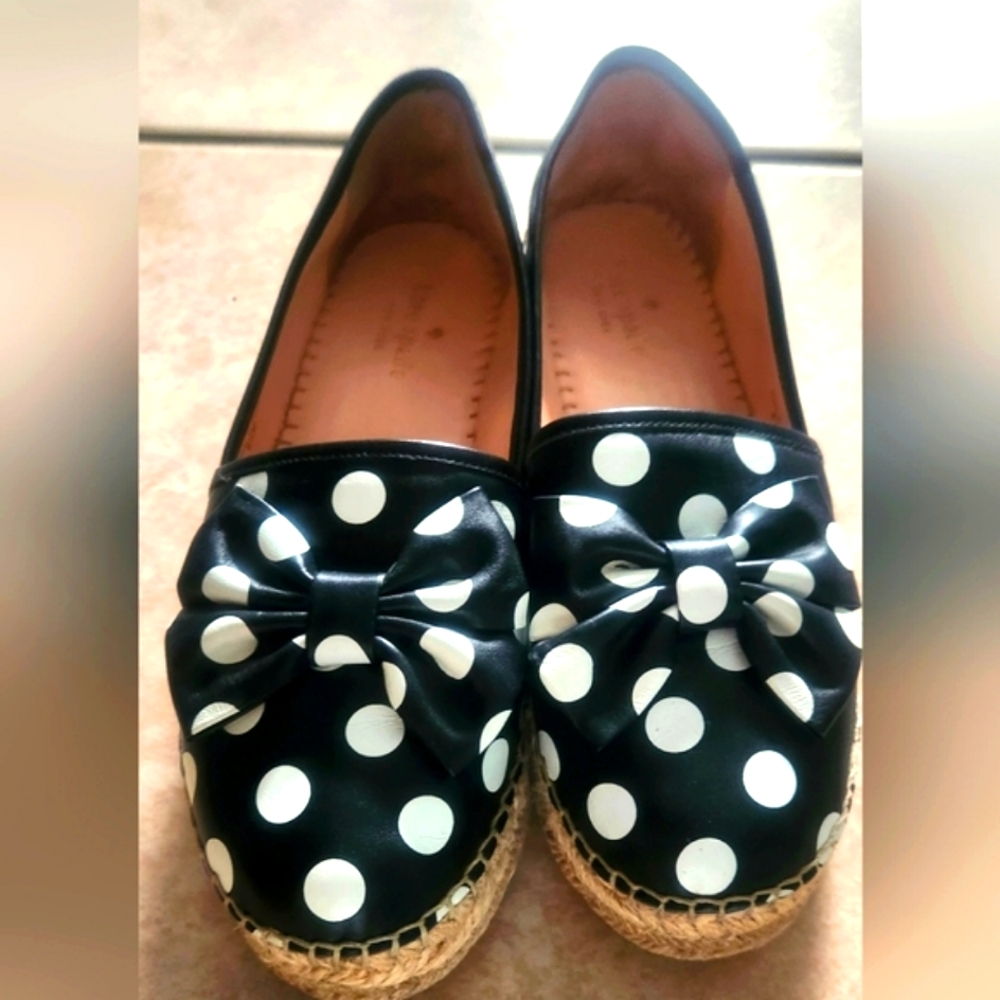 Kate spade polka-dot espadrill